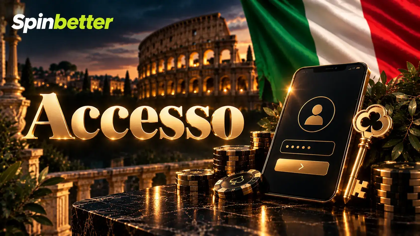 Login Spin Better per iniziare